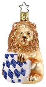 Bavarian Lion<br>Inge-glas Ornament